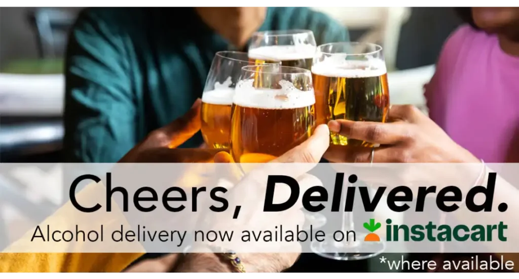 Alcohol delivery now available on Instacart